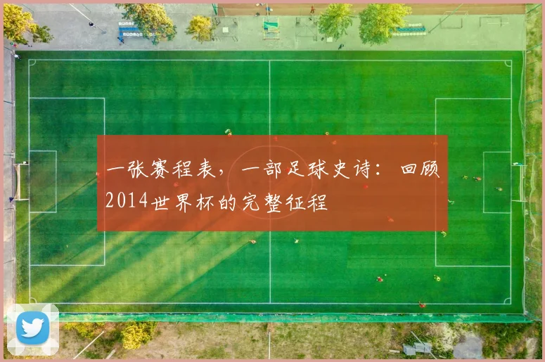 一张赛程表,一部足球史诗:回顾2014世界杯的完整征程