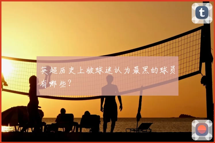 英超历史上被球迷认为最黑的球员有哪些?